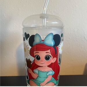 Baby Ariel Tumbler with Straw